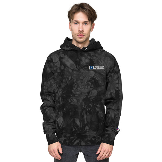 Zyrolith Unisex Champion tie-dye hoodie